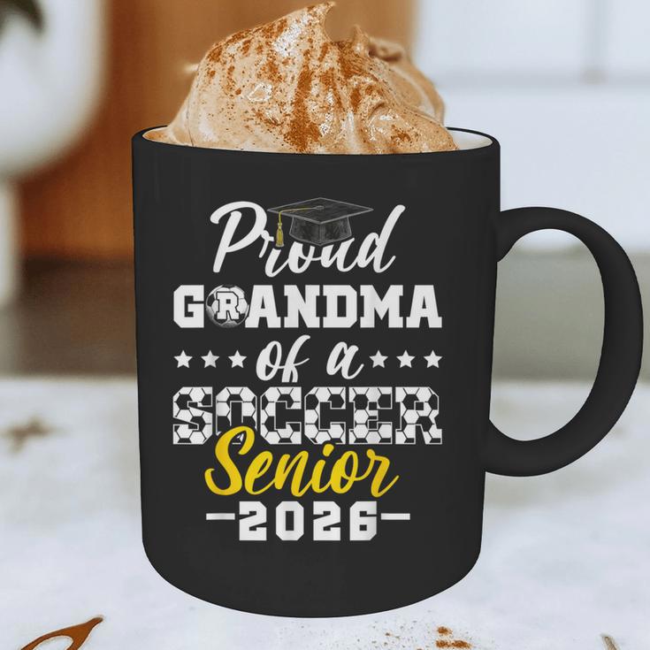 Proud Grandma Of a Soccer Senior 2026 Graduation Gifts Graphic Print Coffee Mug