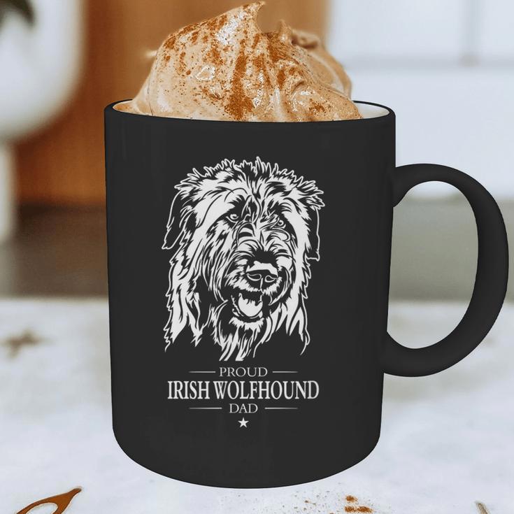 Proud Irish Wolfhound Dad Dog Dad Irish Wolfhound Dog Graphic Print Coffee Mug Proud Irish Wolfhound Dad Dog Dad Irish Wolfhound Dog Graphic Print Coffee Mug