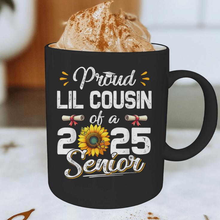 Proud Lil Cousin Of A Class Of 2025 Senior Graduation 2025 Graphic Print Coffee Mug