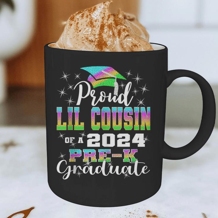 Proud Little Cousin Of PreK School Graduate 2024 Graduation Graphic Print Coffee Mug
