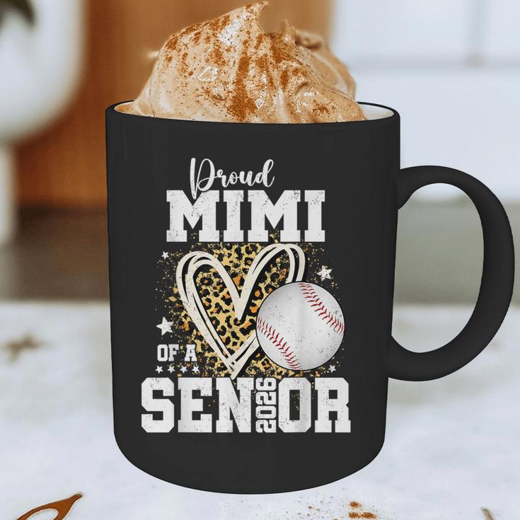 Proud Mimi Of A 2026 Senior Baseball Graduation Leopard Graphic Print Coffee Mug