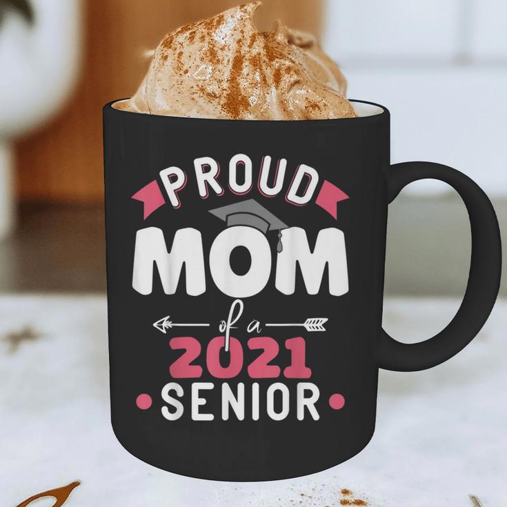 Proud Mom Of a 2021 Senior Year School Graduation Party Graphic Print Coffee Mug