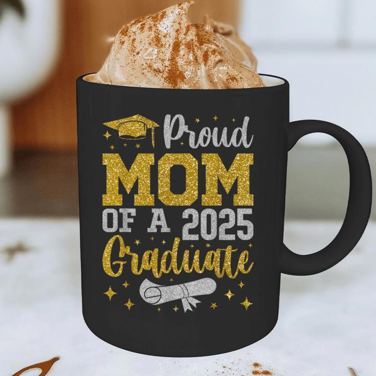 Proud Mom Of A 2025 Graduate Senior Class Of 2025 Graduation Graphic Print Coffee Mug