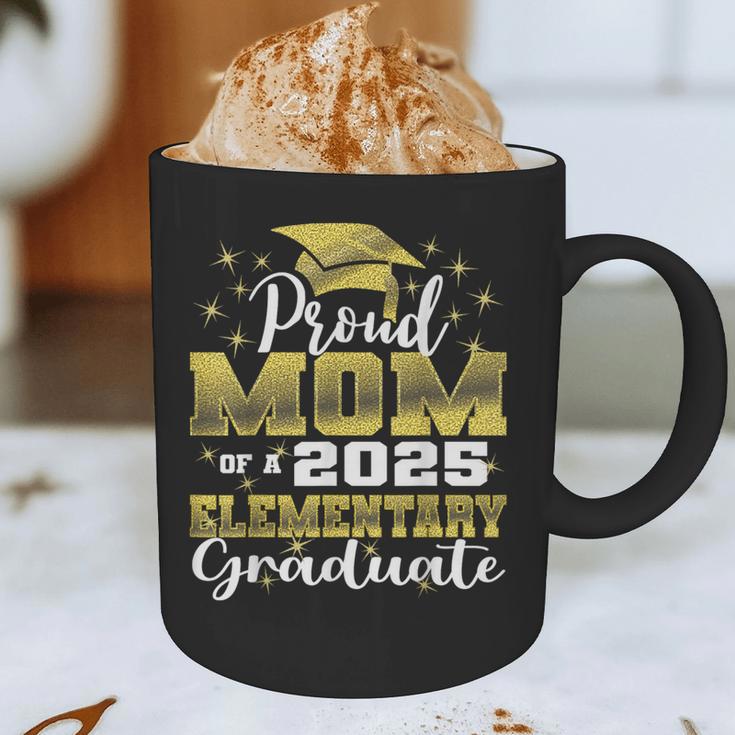 Proud Mom Of 5th Grade Graduate 2025 Elementary Graduation Graphic Print Coffee Mug
