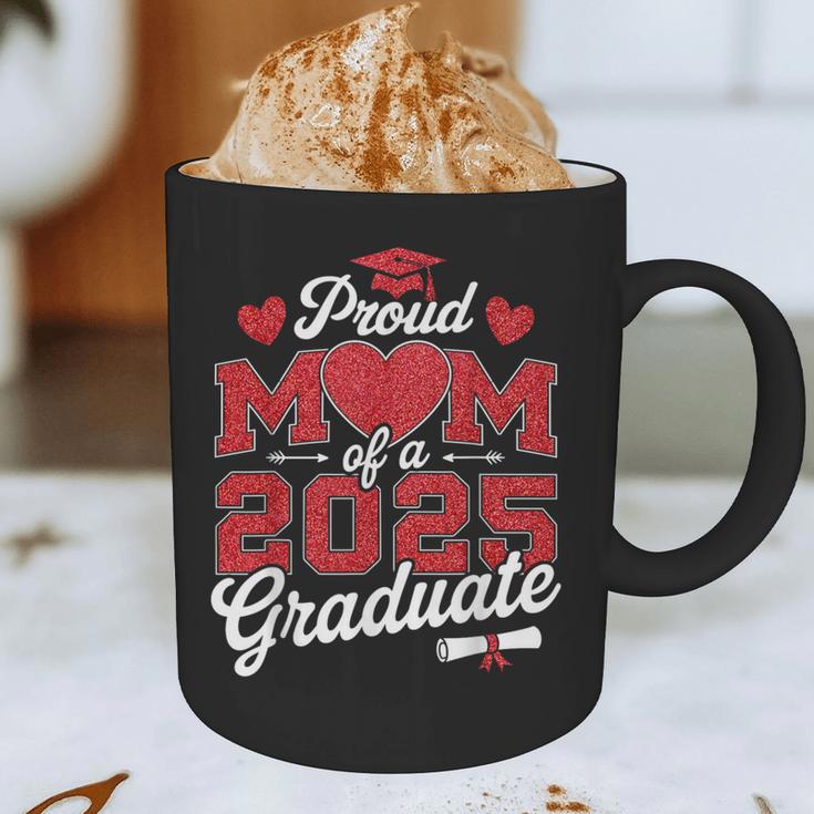 Proud Mom Of a Class Of 2025 Graduate Senior Graduation Graphic Print Coffee Mug