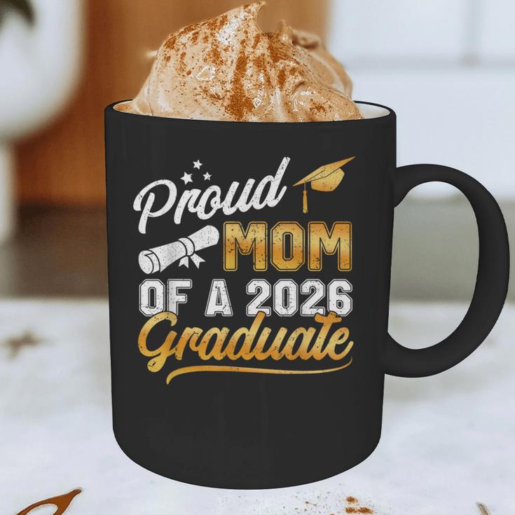 Proud Mom Of A Class Of 2026 Graduate Senior 2026 Graduation Graphic Print Coffee Mug