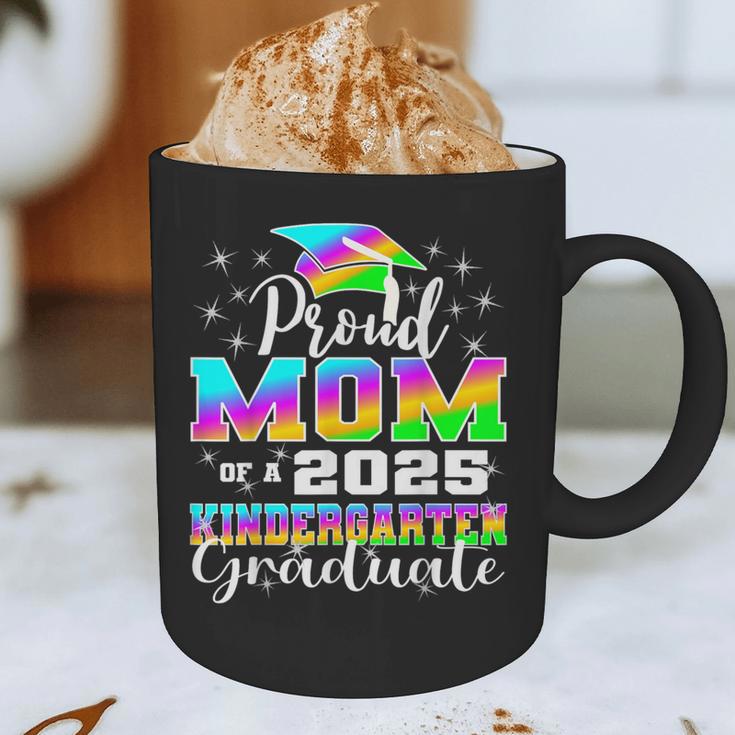 Proud Mom Of Kindergarten Graduate 2025 Graduation Mom Graphic Print Coffee Mug