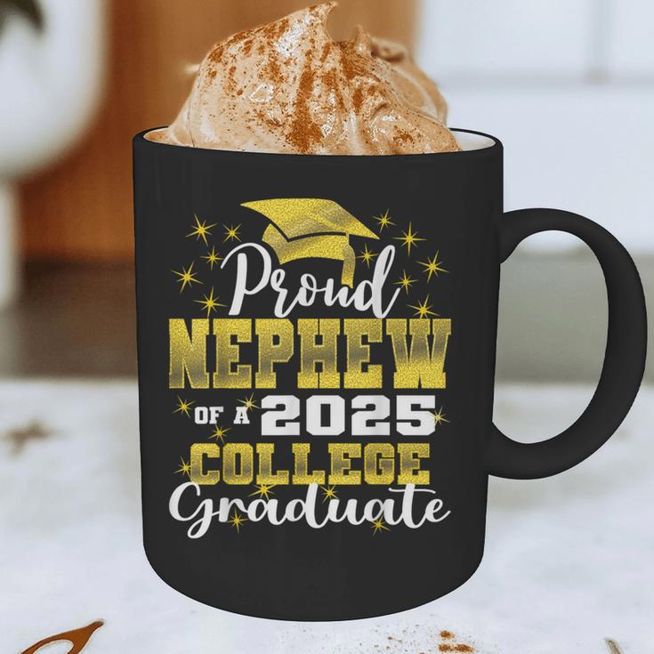 Proud Nephew Of 2025 College Graduate Family 24 Graduation Graphic Print Coffee Mug