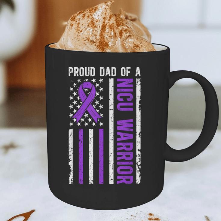 Proud NICU Dad Of NICU Warrior Micro Preemie Baby Father Graphic Print Coffee Mug
