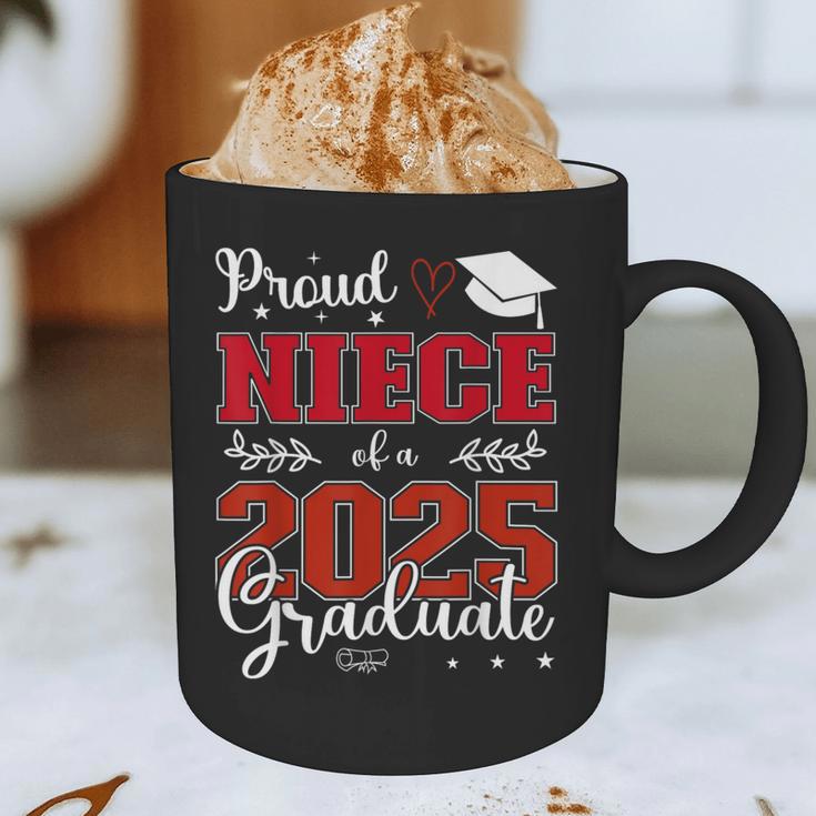 Proud Niece Of a Class Of 2025 Graduate For Graduation Graphic Print Coffee Mug