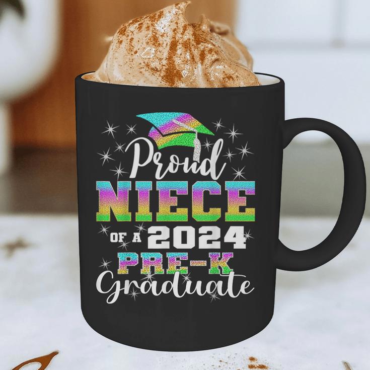 Proud Niece Of PreK School Graduate 2024 Graduation Niece Graphic Print Coffee Mug