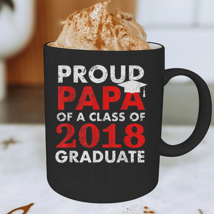 Proud Papa Of A Class Of 2018 Graduate Shirt Graduation Graphic Print Coffee Mug