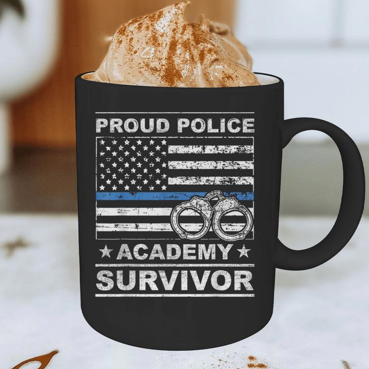 Proud Police Academy Survivor Graduation Graphic Print Coffee Mug