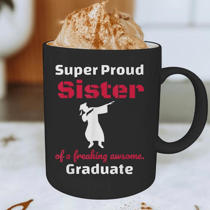 Proud Sister Of 2018 Graduate Dabbing Graduation Graphic Print Coffee Mug
