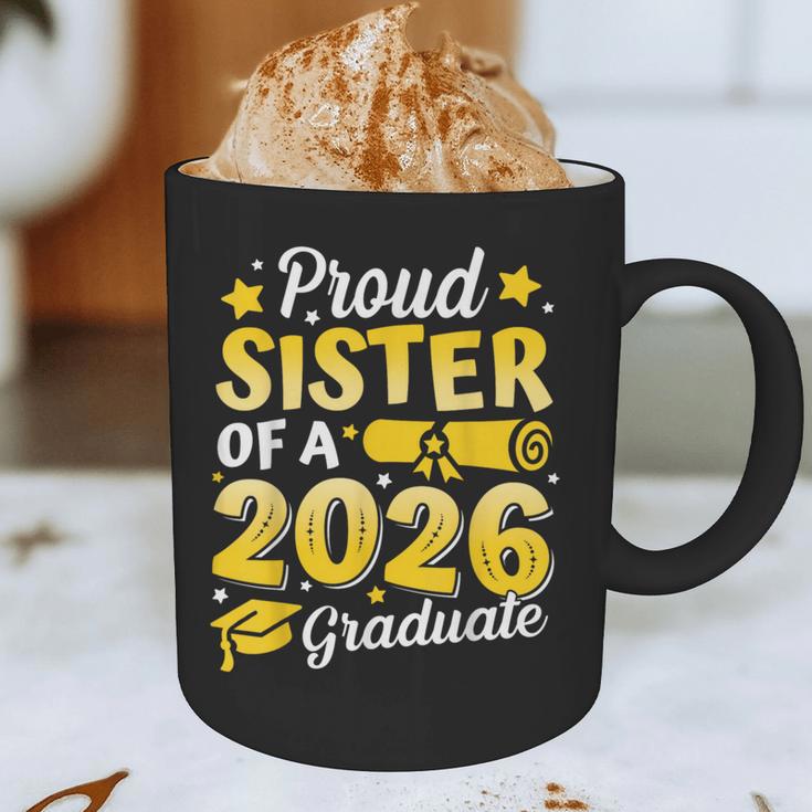 Proud Sister Of A 2026 Graduate Senior Class Graduation Graphic Print Coffee Mug