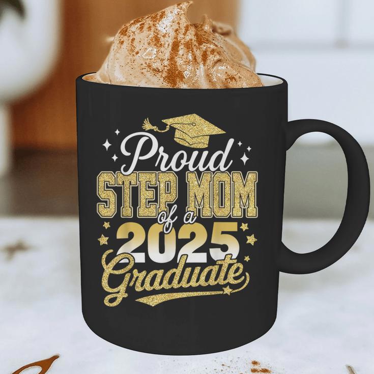 Proud Step Mom Of A Class Of 2025 Graduate Senior Graduation Graphic Print Coffee Mug