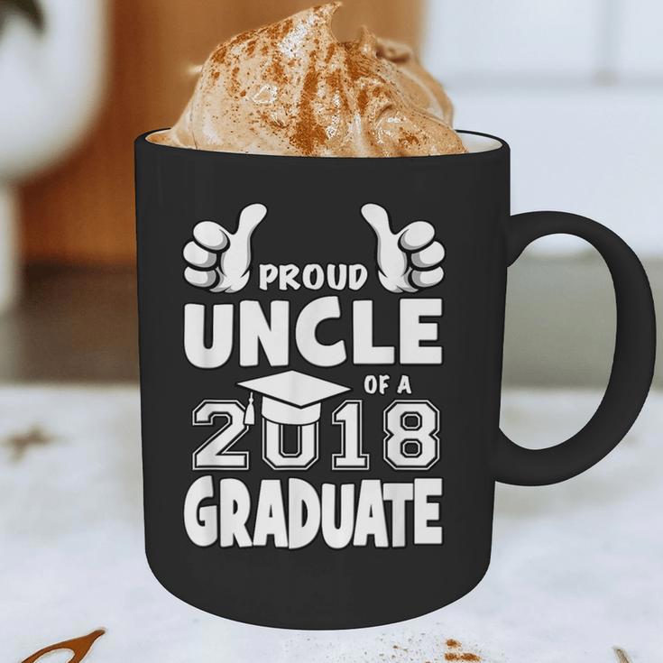 Proud Uncle Of A 2018 Graduate Senior Graduation Shirt Graphic Print Coffee Mug