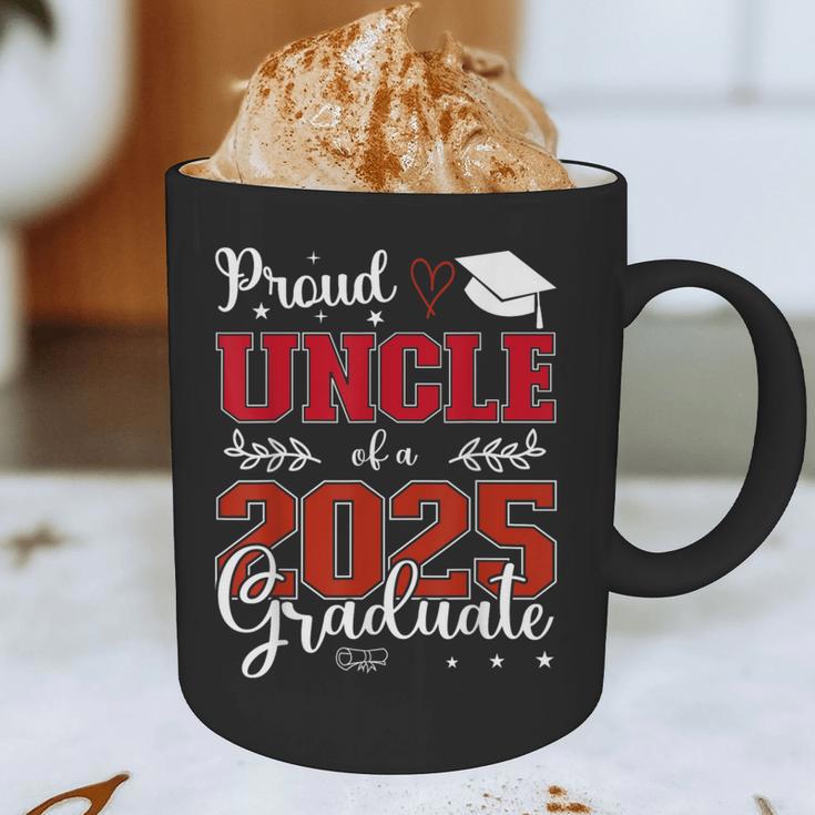 Proud Uncle Of a Class Of 2025 Graduate For Graduation Graphic Print Coffee Mug