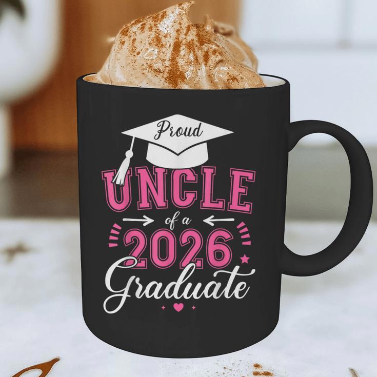 Proud Uncle Of a Class Of 2026 Graduate For Graduation Graphic Print Coffee Mug