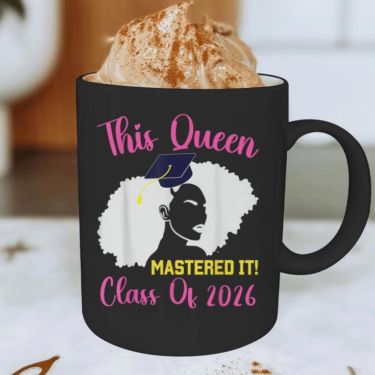 This Queen Mastered It Masters Graduation Class Of 2026 Graphic Print Coffee Mug