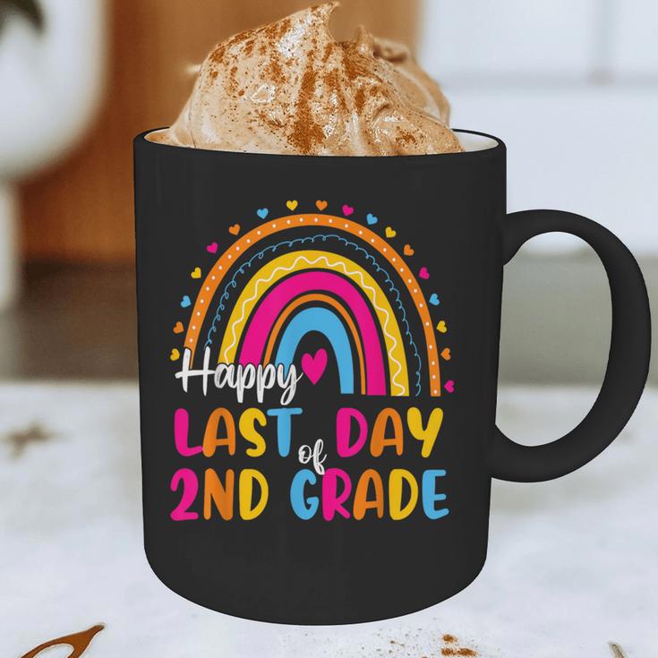 Rainbow Last Day Of 2nd Grade Teacher Student Graduation For Men Women Kids Graphic Print Coffee Mug