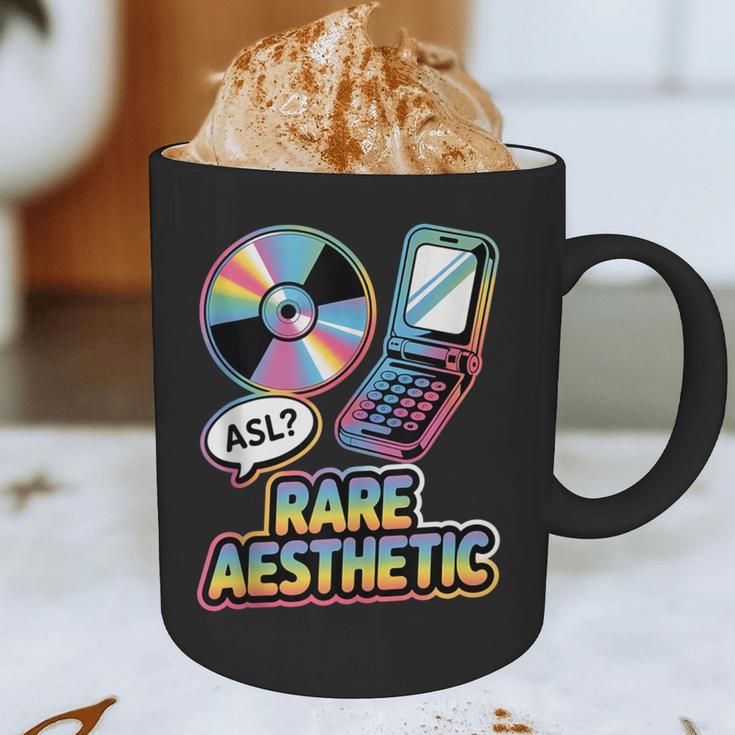 Rare Aesthetic Retro Nostalgia Y2K Vibes Graphic Print Coffee Mug Rare Aesthetic Retro Nostalgia Y2K Vibes Graphic Print Coffee Mug