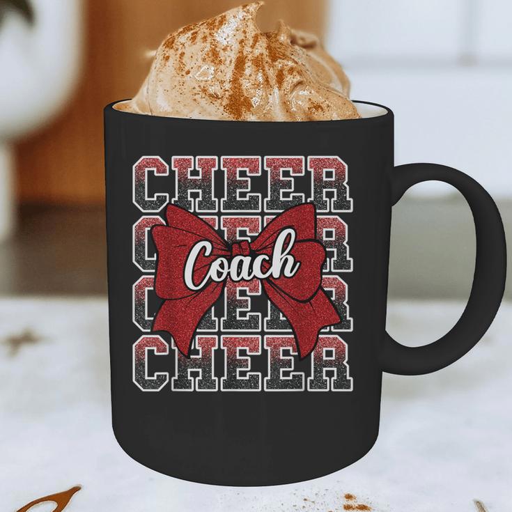 Red Sport Loud Proud Cheer Coach Dad Father's Day Graphic Print Coffee Mug Red Sport Loud Proud Cheer Coach Dad Father's Day Graphic Print Coffee Mug