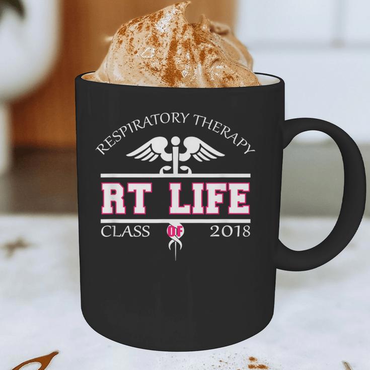 Respiratory Therapist Graduation Class Of 2018 Pink RT Life Graphic Print Coffee Mug