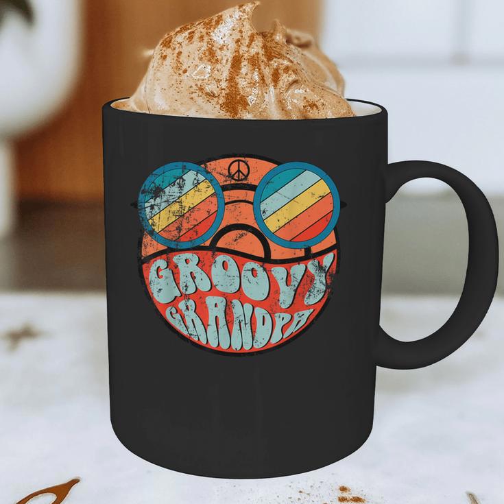 Retro 1970's Groovy Grandpa 70s Aesthetic Nostalgia Graphic Print Coffee Mug