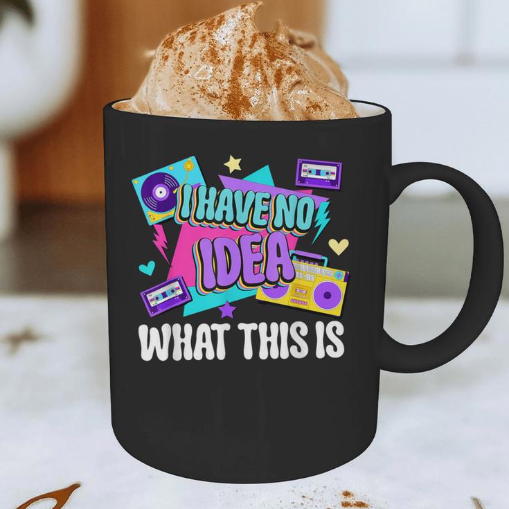 Retro 80s Style 90s Pop Fashion Nostalgia Eighties Music Graphic Print Coffee Mug