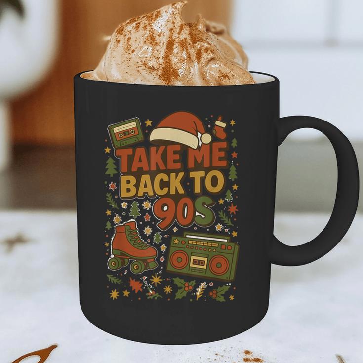 Retro 90s 80s Baby Christmas Holiday Nostalgia Graphic Print Coffee Mug