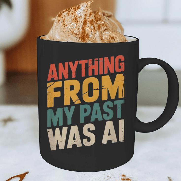 Retro AI Nostalgia Quote Distressed Vintage Graphic Print Coffee Mug