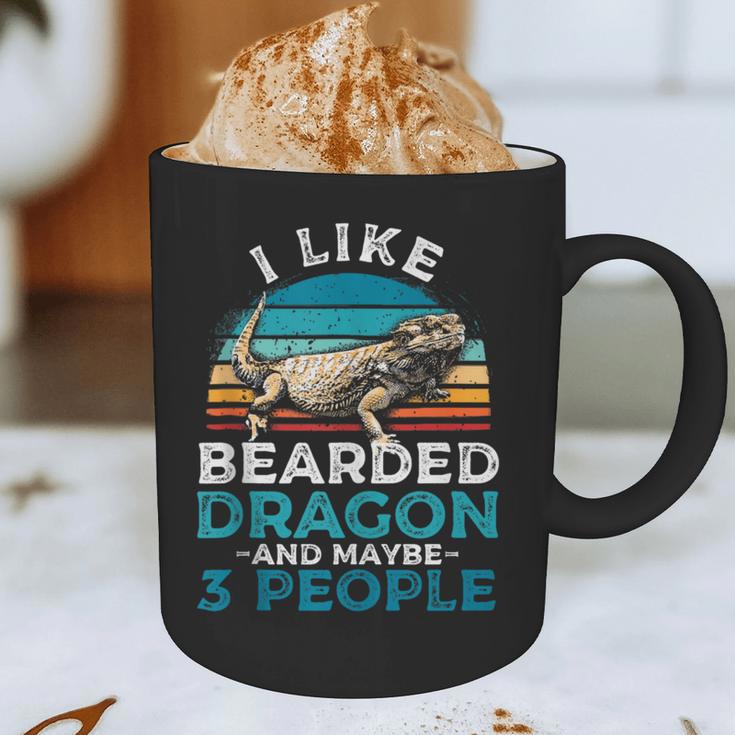 Retro Bearded Dragon Introvert For Lizard Lovers Graphic Print Coffee Mug Retro Bearded Dragon Introvert For Lizard Lovers Graphic Print Coffee Mug