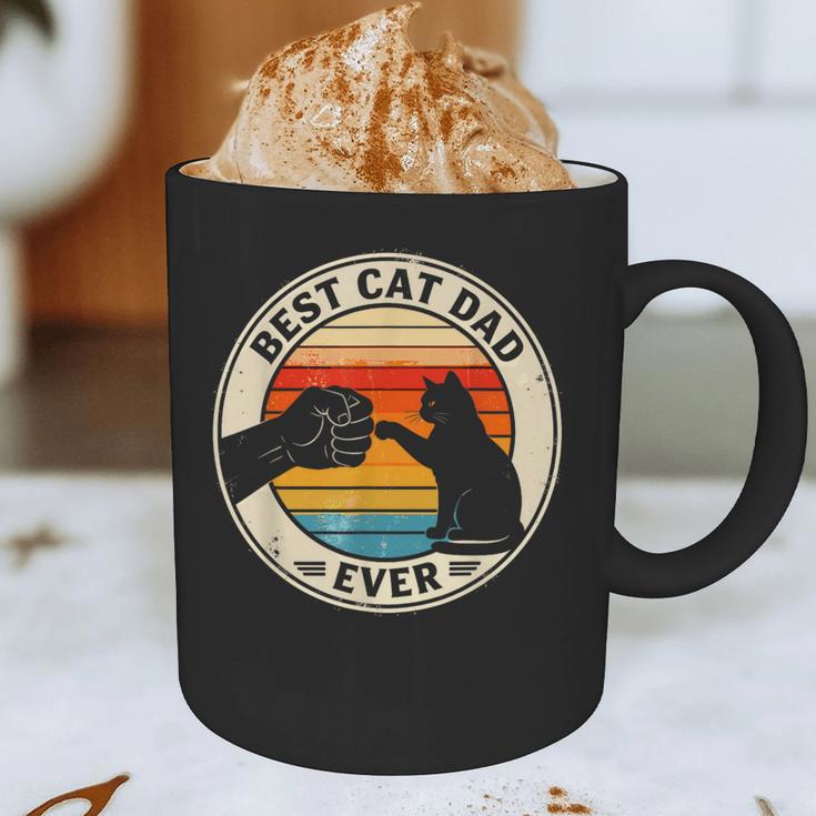 Retro Cat Dad Ever Cats Lovers For Men Women And Kids Graphic Print Coffee Mug Retro Cat Dad Ever Cats Lovers For Men Women And Kids Graphic Print Coffee Mug