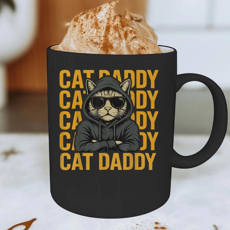 Retro Cat Daddy Style Animal For Men Women Kid Boy Girl Graphic Print Coffee Mug