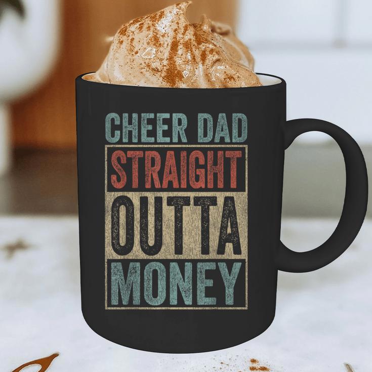 Retro Cheer Dad Straight Outta Money Graphic Print Coffee Mug
