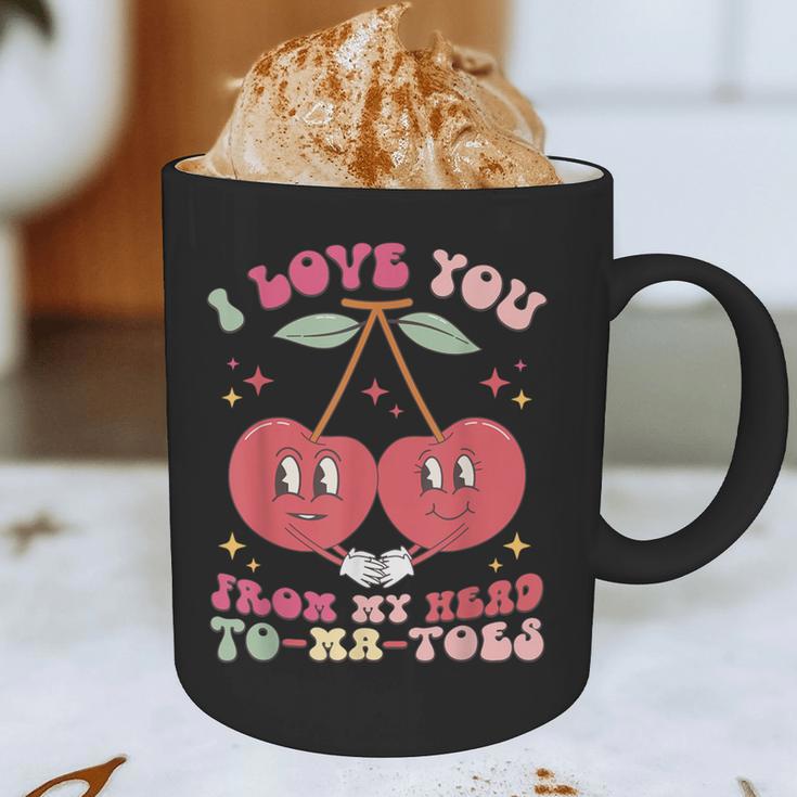 Retro Cherry Love 90s Nostalgia Graphic Print Coffee Mug