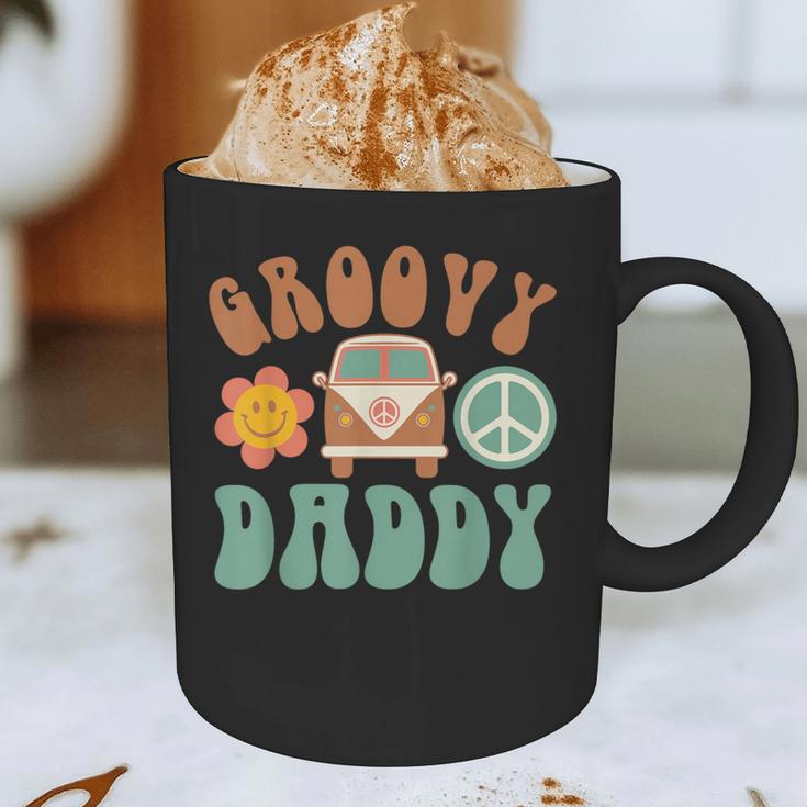 Retro Groovy Daddy Matching Family Birthday Party Graphic Print Coffee Mug