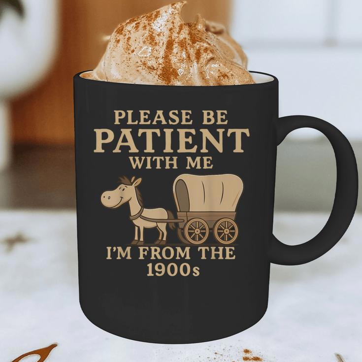 Retro Please Be Patient With Me I'm From The 1900s Vintage Graphic Print Coffee Mug