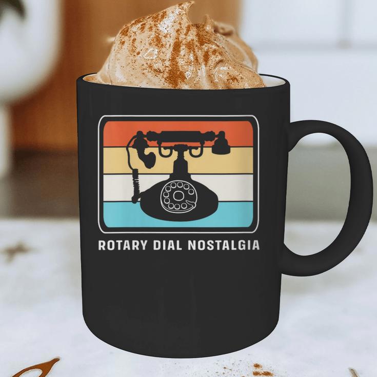 Retro Rotary Dial Nostalgia Dial Phone Graphic Print Coffee Mug