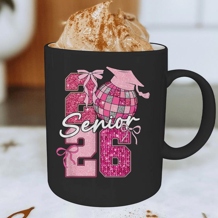 Retro Senior 2026 Coquette Bow Graduation Class Of 2026 Graphic Print Coffee Mug