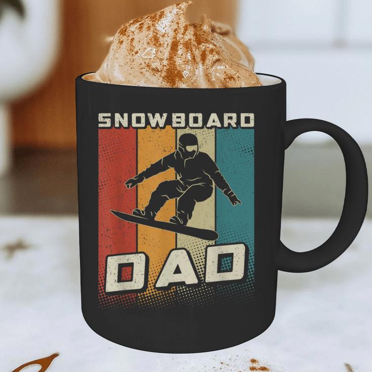 Retro Snowboard Dad Snowboarding Father Snowboarder Dad Graphic Print Coffee Mug