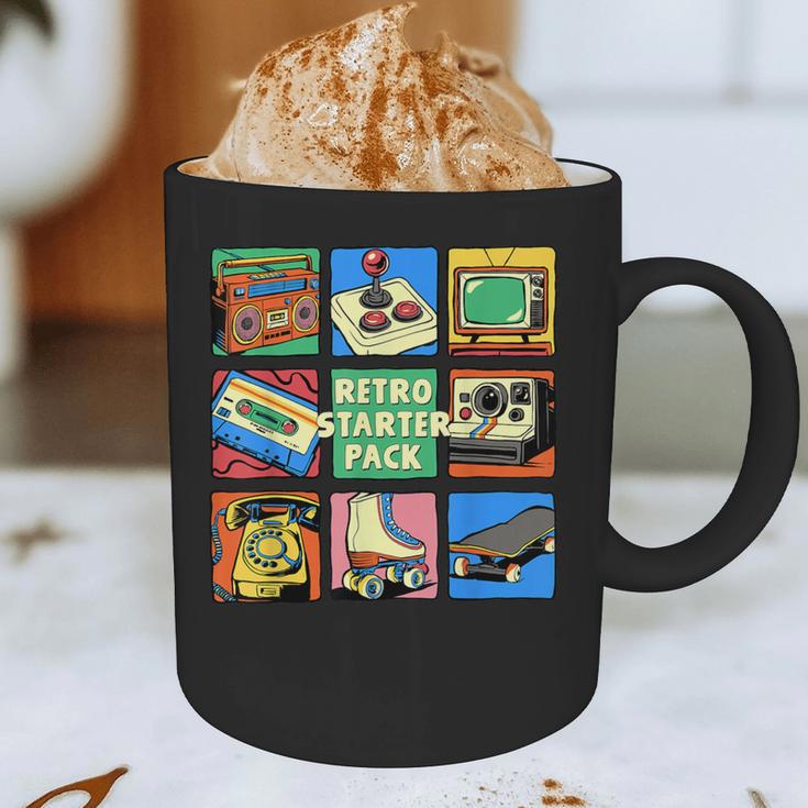 Retro Starter Pack 80s 90s Vintage Nostalgia Cassette Tape Graphic Print Coffee Mug Retro Starter Pack 80s 90s Vintage Nostalgia Cassette Tape Graphic Print Coffee Mug