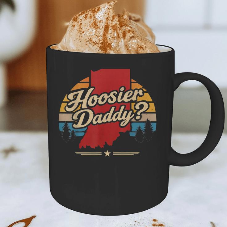 Retro Vintage US States Hoosier Daddy State Outline Desig Graphic Print Coffee Mug Retro Vintage US States Hoosier Daddy State Outline Desig Graphic Print Coffee Mug