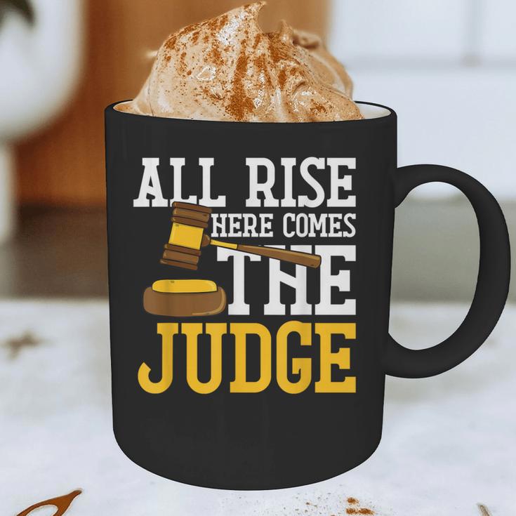 All Rise Here Comes The Judge Lawyer Graduation Quote Graphic Print Coffee Mug