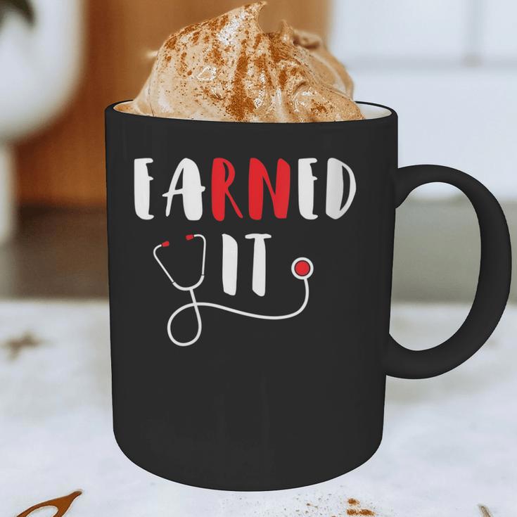 RN Nursing Student Graduation EaRNed It Graphic Print Coffee Mug