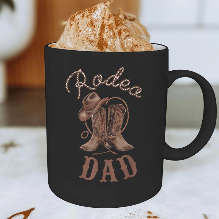 Rodeo Dad Western Cowboy Birthday Boy Family Matching Party Graphic Print Coffee Mug