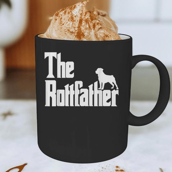 The RottFather Rottweiler Dad Shirt Men Graphic Print Coffee Mug