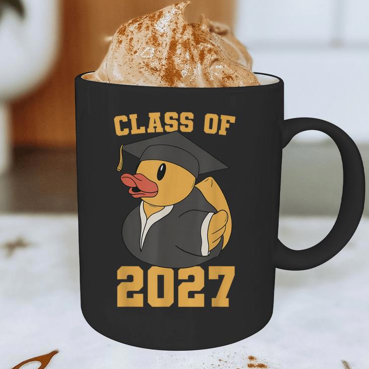 Rubber Duck Class Of 2027 Senior 2027 Graduation Year Senior Graphic Print Coffee Mug