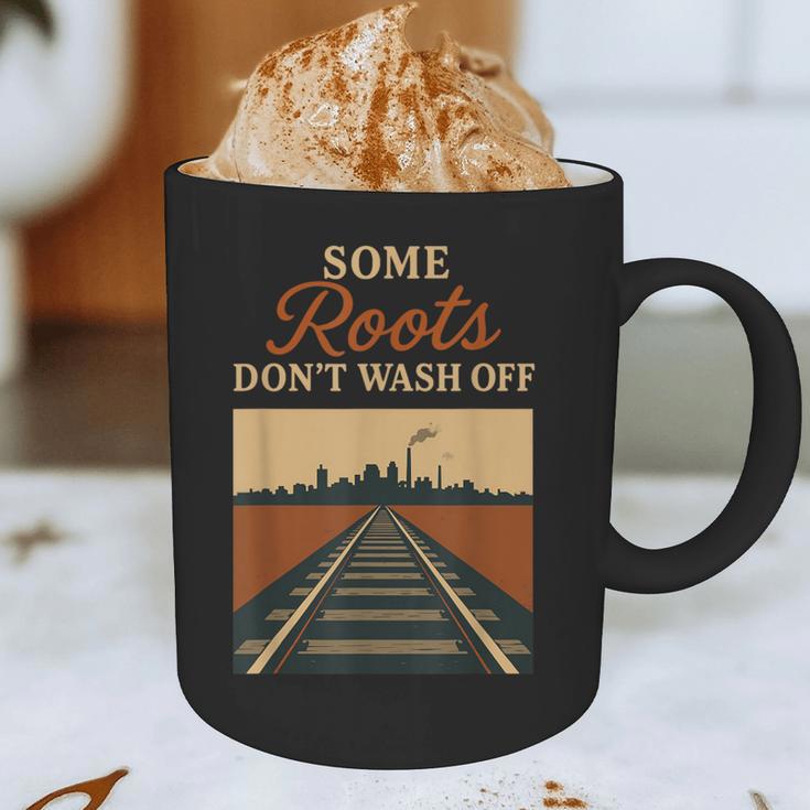 Rust Belt Midwest Nostalgia Steel Town Working Class Pride Graphic Print Coffee Mug